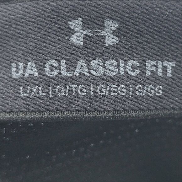 Under Armour Blitzing II Mens Womens Large XL Hat Stretch Fit Cap Black HeatGear - Picture 10 of 10